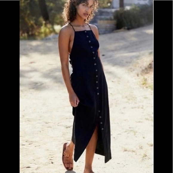 Free People Dresses & Skirts - Free People Button Down Midi Dress NWT